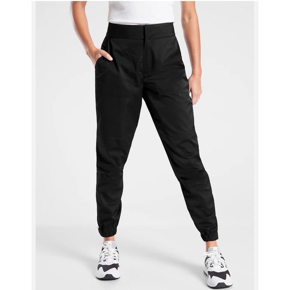 Athleta Radiant Jogger High‎ Rise Black Pants Size 2